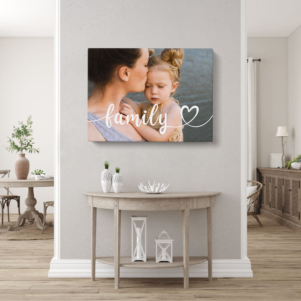 Tableau personnalisé Photos Family, Photo de famille, Père, Mère, Papa, Maman et enfants