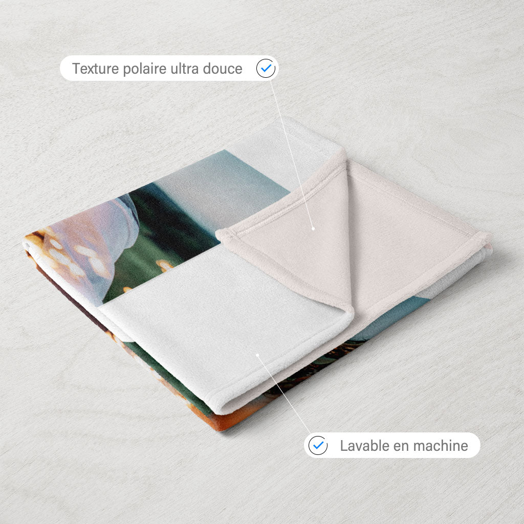 Plaid personnalisé, Polaire, Couple, Mariage, Spotify